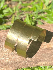 The Cleo - Gold Brass Cuff