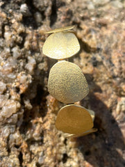 Bobo Circle Golden Brass Hoops