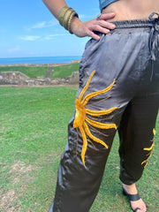 The Saint Soleil Pant - Vintage Silk - Golden Retro Riviera Collection