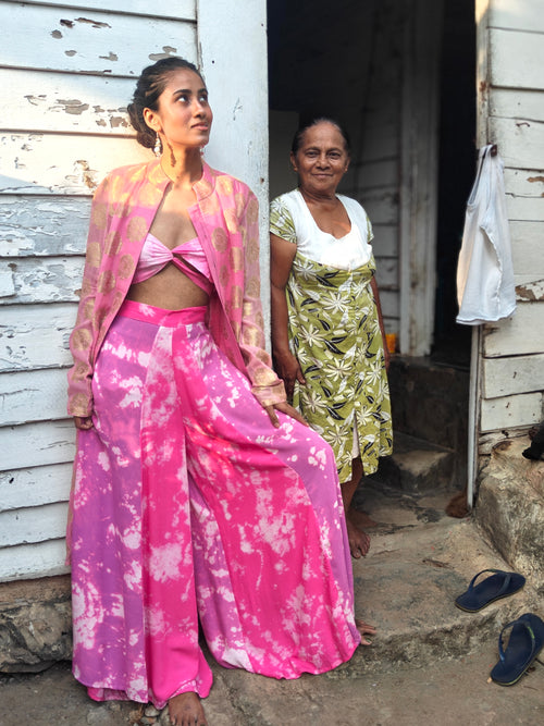 Alexia Wide Leg Pants - Paradise In The Village Collection