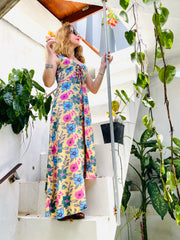 The Bouvier - Varona set - Floral Bamboo Silk