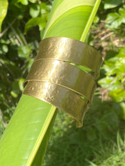 The Cleo - Gold Brass Cuff