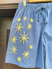 Shakira Hand Embroidered Shorts - 4 Colors / Designs
