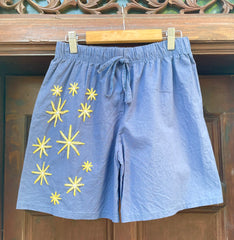 Shakira Hand Embroidered Shorts - 4 Colors / Designs