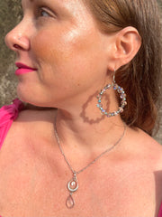 Bobo Crystal Hoops Made In Sri Lanka