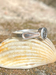 Sri Lankan Blue Sapphire In .925 Sterling Silver - Made In Sri Lanka