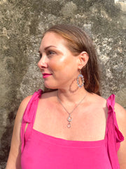 Bobo Crystal Hoops Made In Sri Lanka