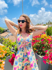 The Bouvier - Varona set - Floral Bamboo Silk