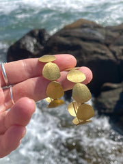 Bobo Circle Golden Brass Hoops