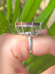Vintage Coin Silver Ring - Authentic English Pence c. 2001 - Ring Made In Sri Lanka