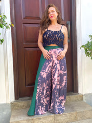 Alexia Wide Leg Pants - Lanka Tropicana Collection - Size Extra Large