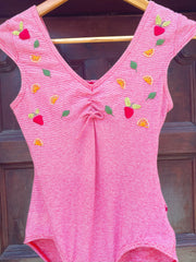 Vintage Bodysuit With Shakira Hand Embroidery - Up-Cycled Collection