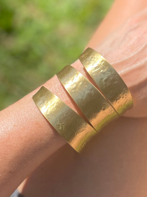 The Cleo - Gold Brass Cuff
