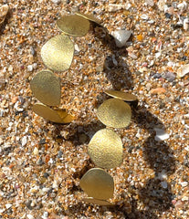 Bobo Circle Golden Brass Hoops