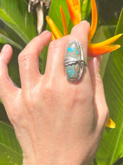 Native American Vintage Turquoise & Silver Ring