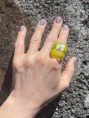 The Citrus Cocktail Ring - Glass Fusion - Wendy Leherissey Design