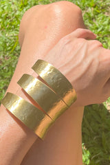 The Cleo - Gold Brass Cuff