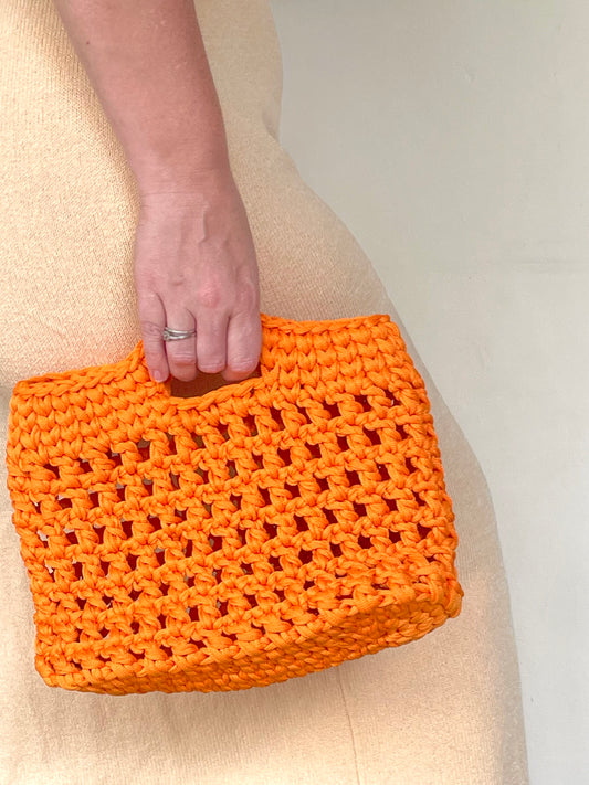 The Iresha Bag - Tangerine- Made in Sri Lanka