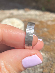 Engraved Eternity .925 Silver Band