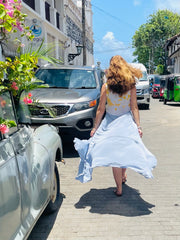 The Limencello - Varona Set In Sri Lankan Tie Dye - Up-Cycled Collection