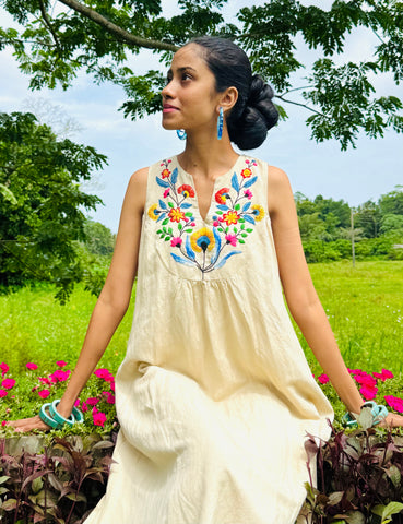 The Iresha Crochet Bag - Blue Lotus - Made in Sri Lanka