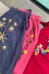 Shakira Hand Embroidered Shorts - 4 Colors / Designs