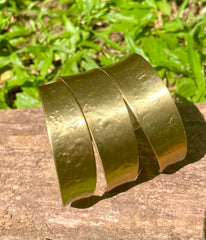 The Cleo - Gold Brass Cuff