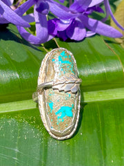 Native American Vintage Turquoise & Silver Ring