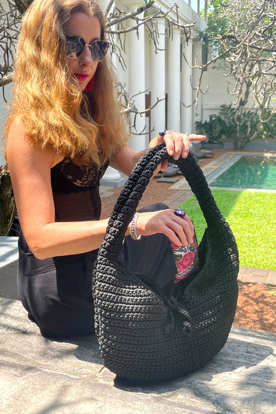 The Isabel Bag - Noir - Made in Sri Lanka