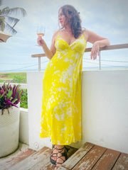 More of an ethereal view of the Sandenie dress - Vintage inspired summer dress in Sri Lankan tie dye cotton. 
