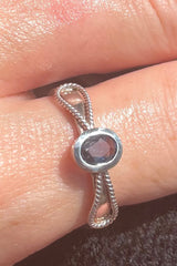 Sri Lankan Blue Sapphire In .925 Sterling Silver - Made In Sri Lanka