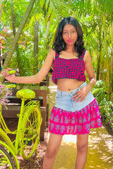 The Ilia Skirt - Lanka Tropicana & Up-Cycled Collection