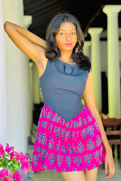 The Ilia Dress - Lanka Tropicana & Up-Cycled Collection