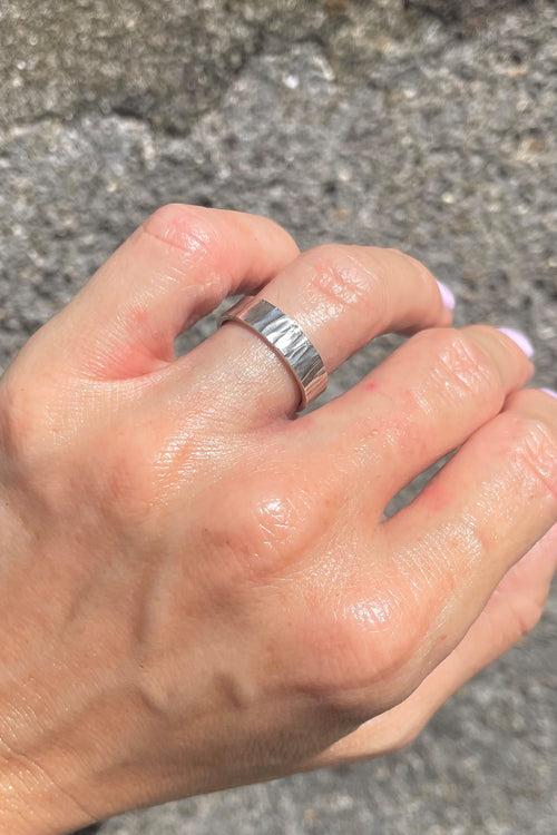 Engraved Eternity .925 Silver Band