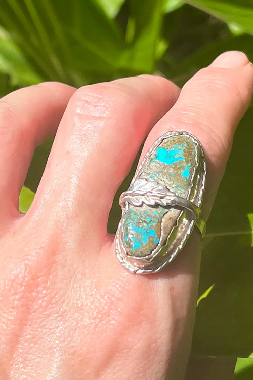 Native American Vintage Turquoise & Silver Ring