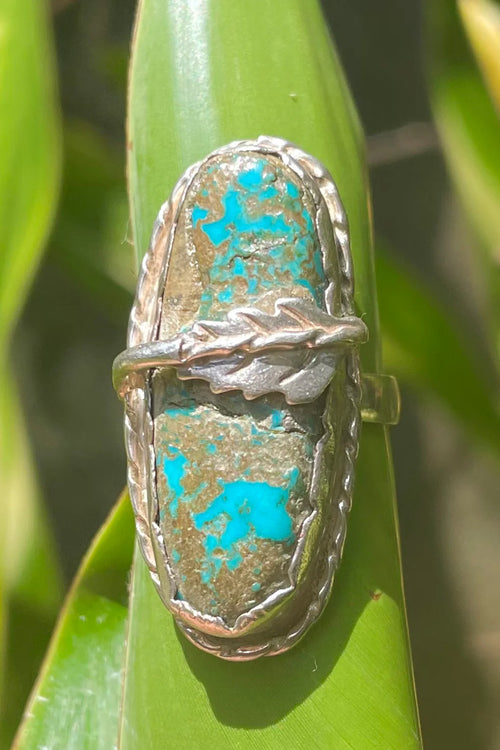 Native American Vintage Turquoise & Silver Ring