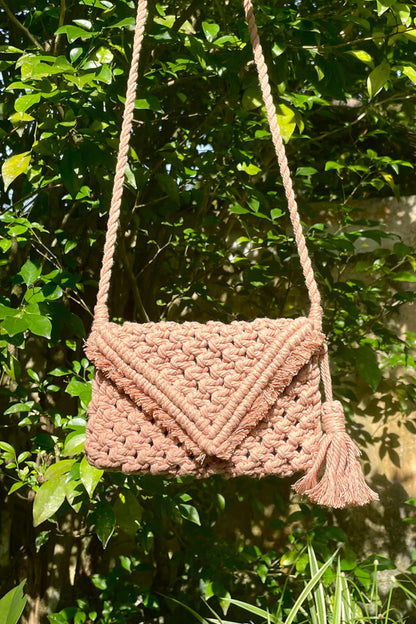 Boho Macrame Bag - Sri Lankan Made