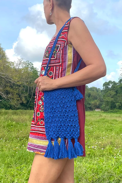 Boho Macrame Net Bag - Sri Lankan Made