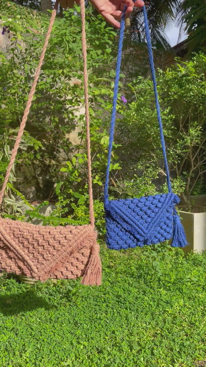 Boho Macrame Bag - Sri Lankan Made