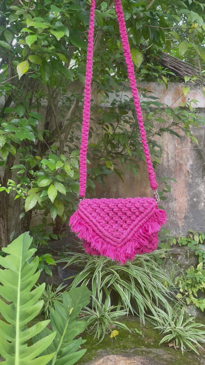 Boho Macrame Bag - Sri Lankan Made