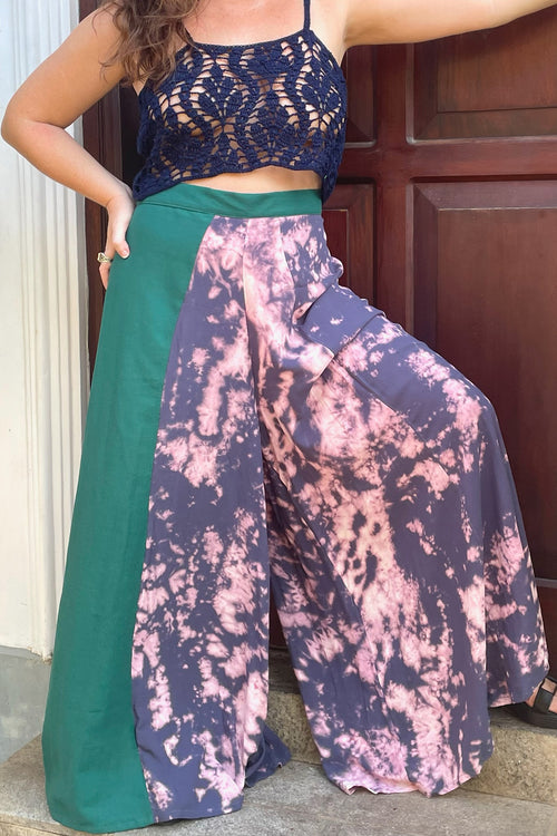 Alexia Wide Leg Pants - Lanka Tropicana Collection - Size Extra Large