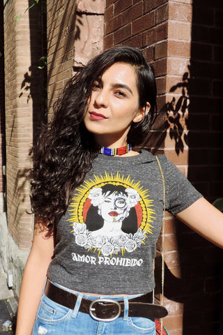Amor Prohibido - Selena Quintanilla Black Organic Cotton Unisex Hoodie