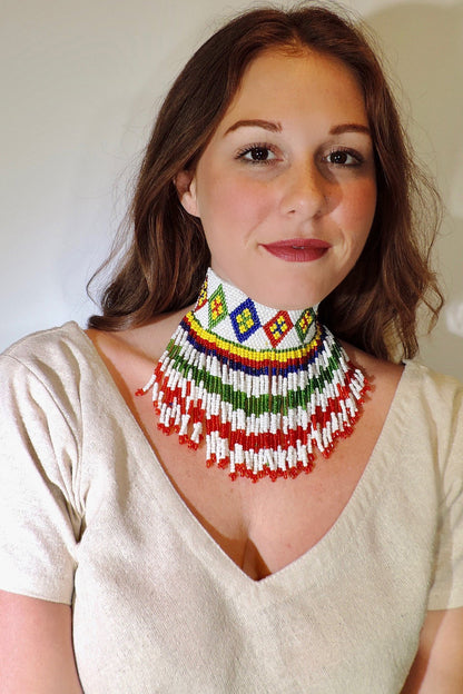 Tribal Beaded Afghani Choker - 5 Vareities