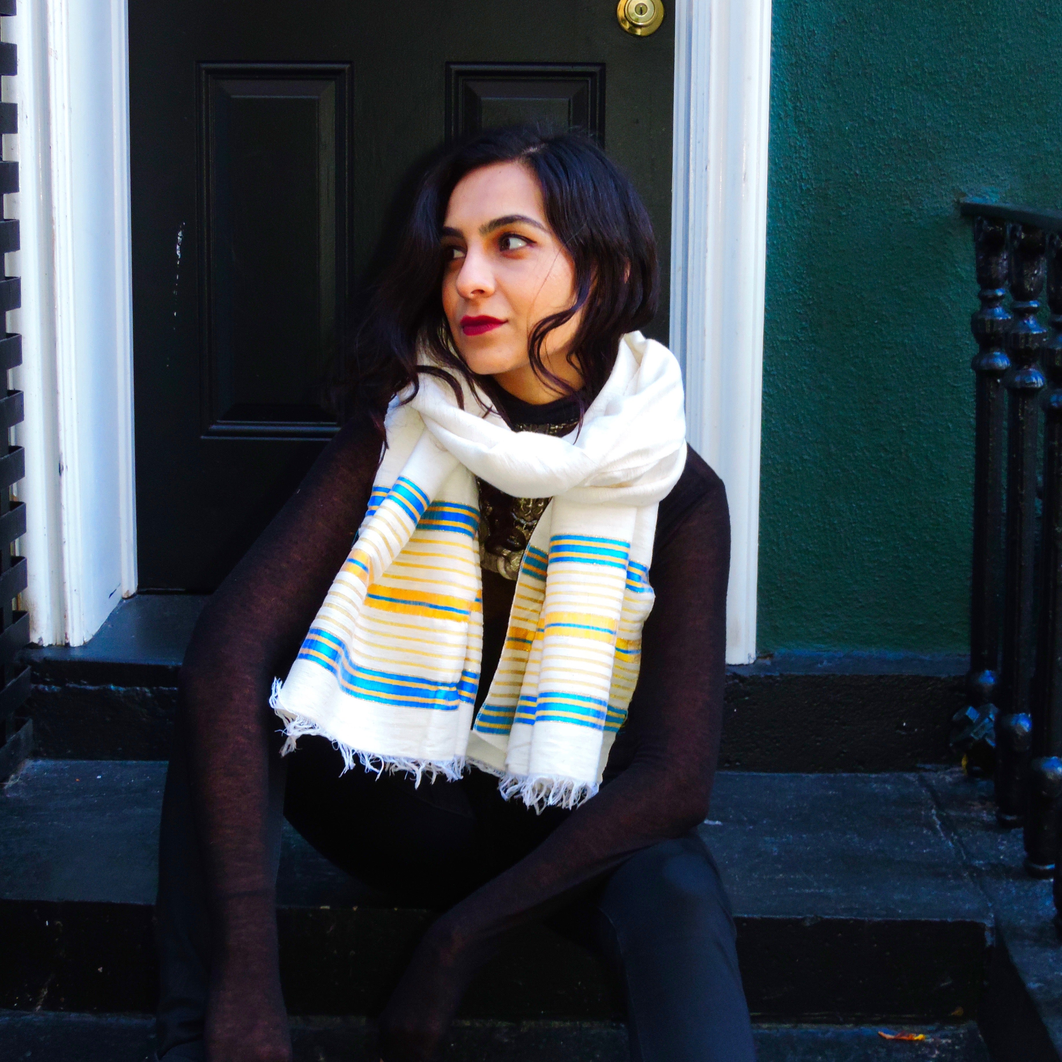 Ethiopian Hand Woven Cotton Scarves In 6 Colors