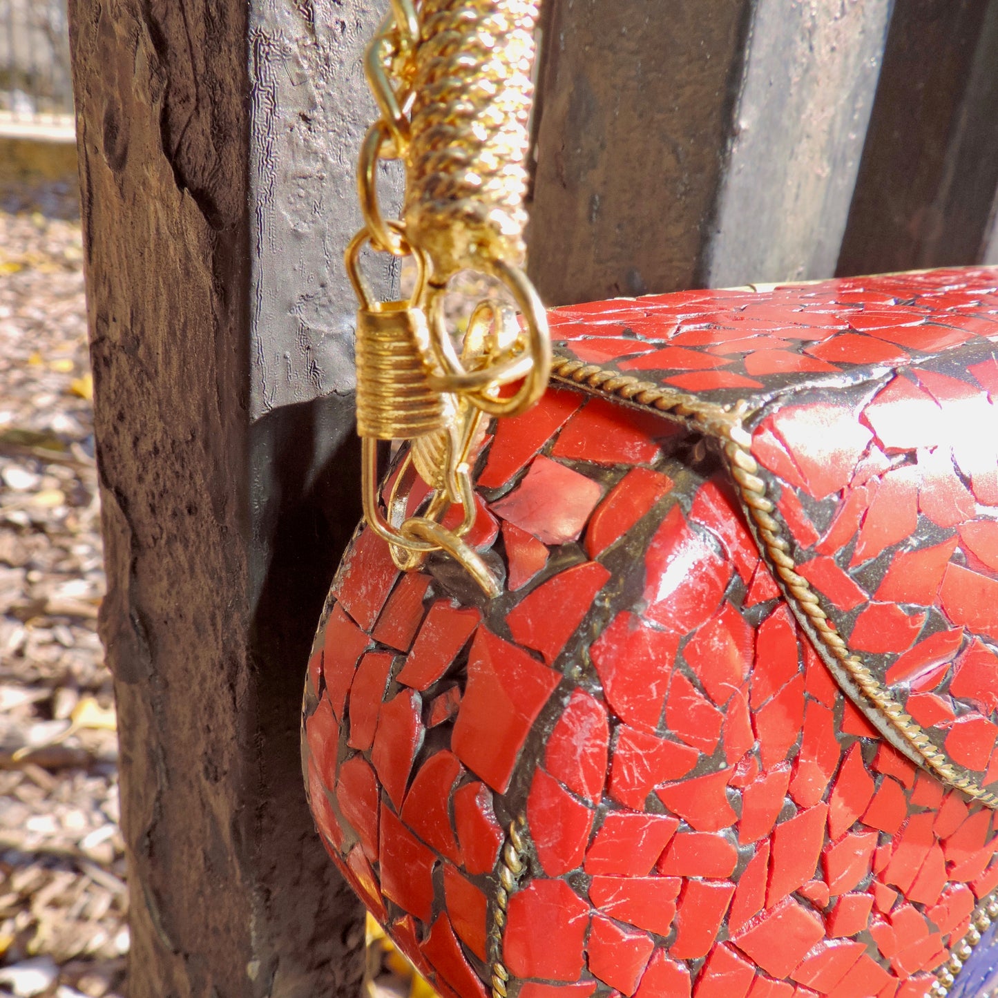 BoBo Designed Mosaic Bag -Sacred Heart Rouge