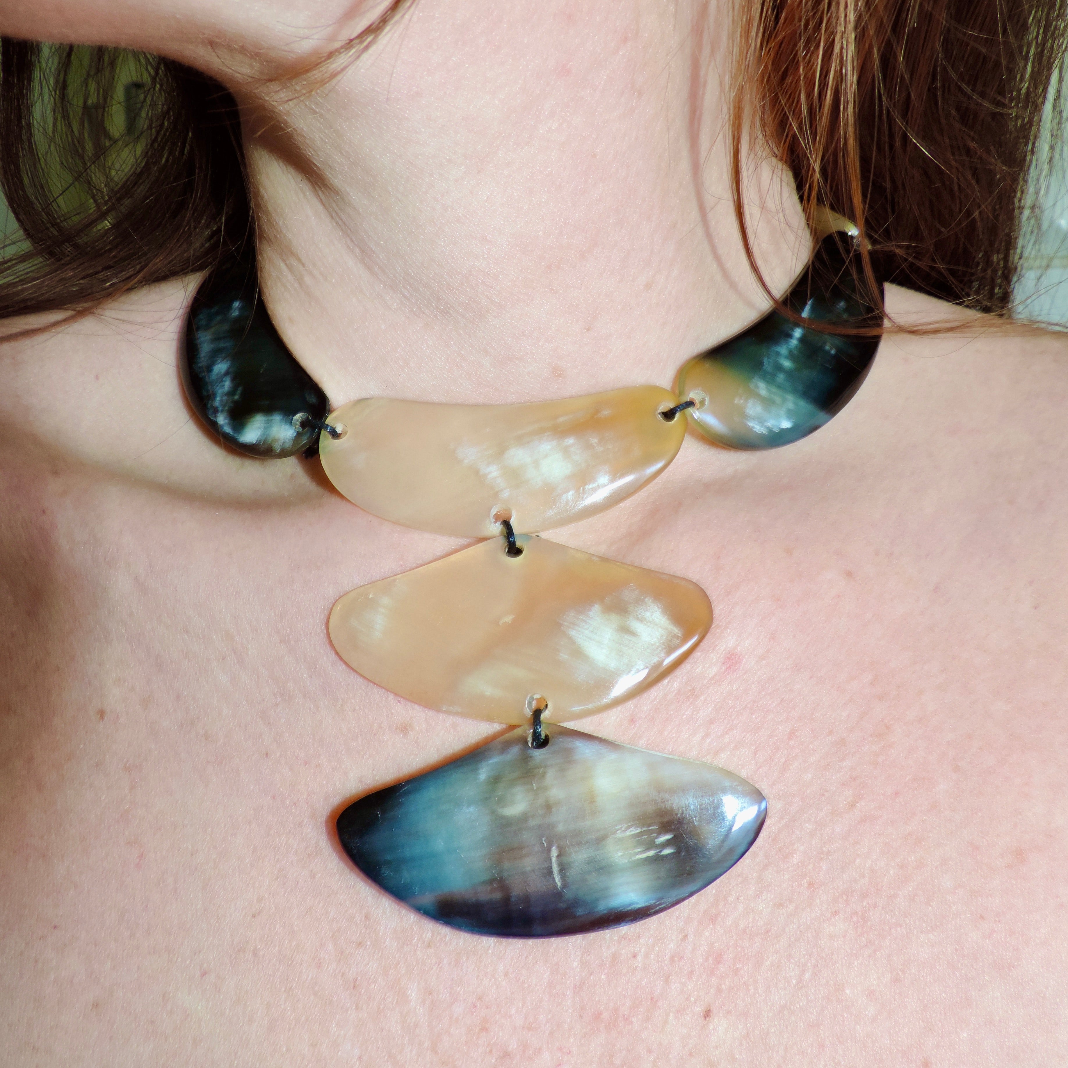 Ethically Sourced Ox Horn Jewelry- An Assortment Of Statement Necklaces