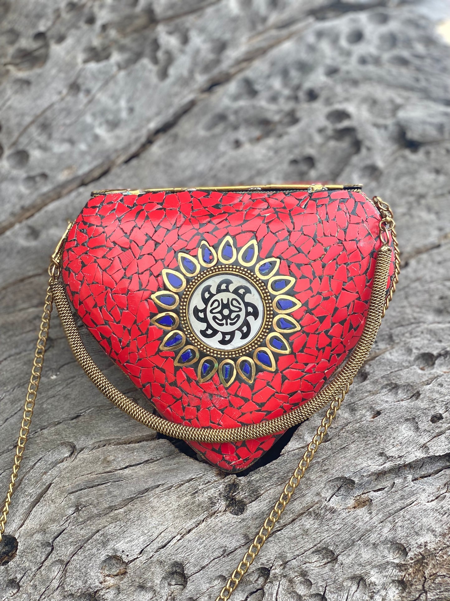 BoBo Designed Mosaic Bag -Sacred Heart Rouge