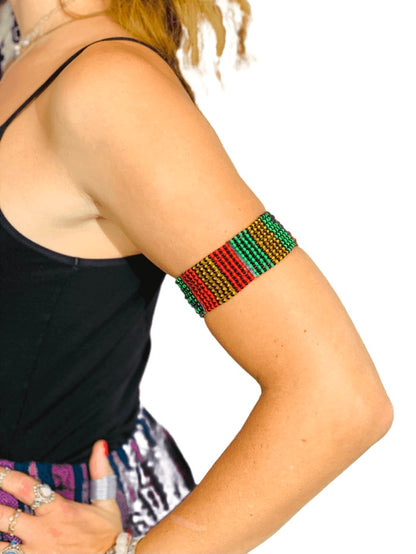 DIRE - Hand Beaded Hamer Jewelry- Ethiopian Pride