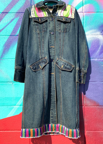 BoBo Upcycled Denim Jacket - The Fleetwood