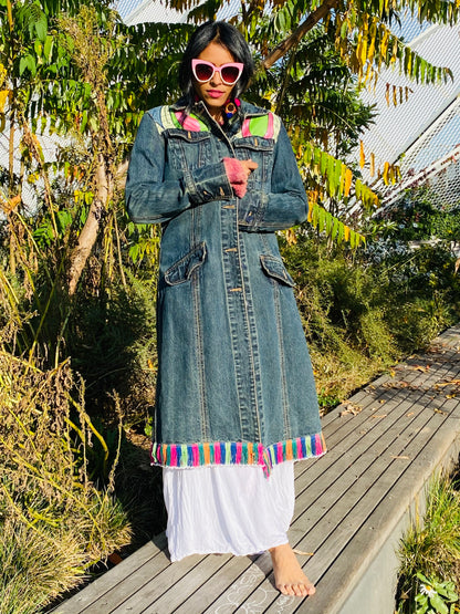 BoBo Upcycled Denim Jacket - The Fleetwood